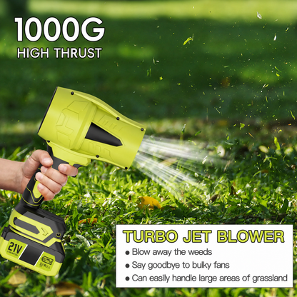 Cordless Turbo Leaf Blower with Battery