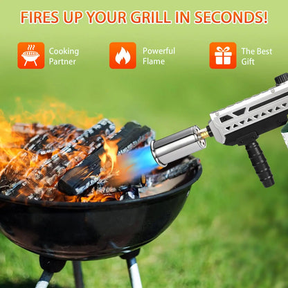 Propane Torch Portable Culinary Gun, Ideal for Outdoor BBQ Steak, Men Gift