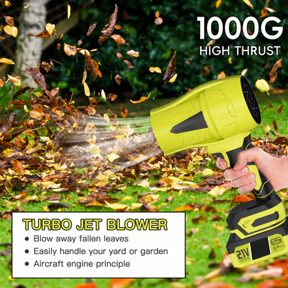 Cordless Turbo Leaf Blower with Battery