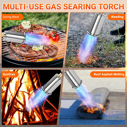 Propane Torch Portable Culinary Gun, Ideal for Outdoor BBQ Steak, Men Gift